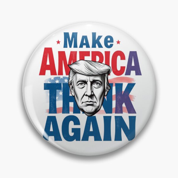 Item preview, Make America Think Again designed and sold by Charlie-Kier.