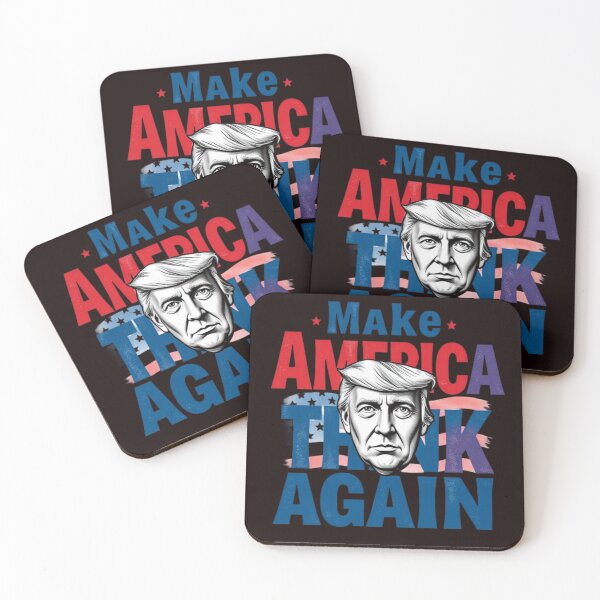 Item preview, Make America Think Again designed and sold by Charlie-Kier.