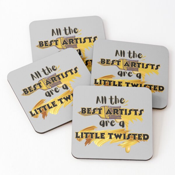 Item preview, All the best artists are a little twisted designed and sold by MakeWayDesign.