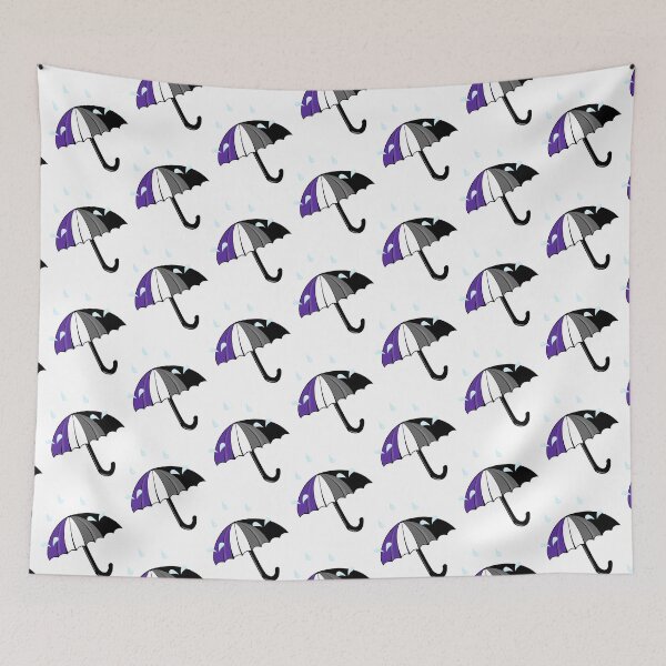 Item preview, Asexual Pride Flag Umbrella designed and sold by HarveyHandcraftsandDesigns.