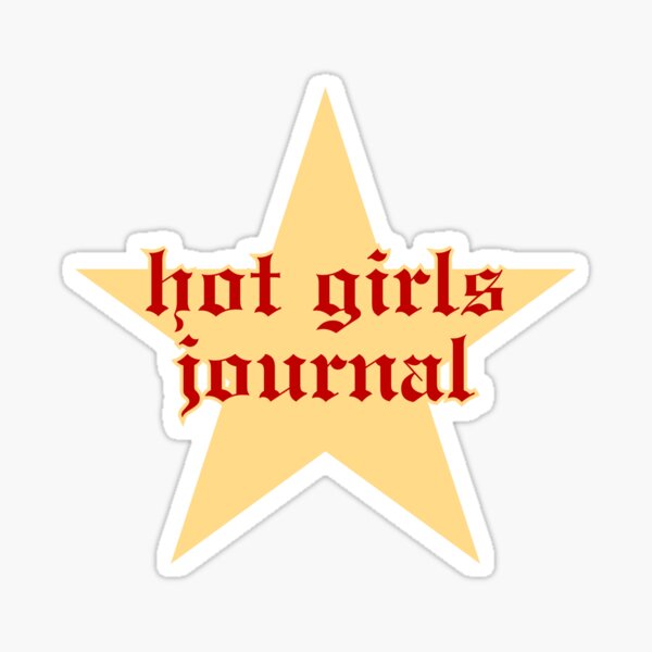 Item preview, Hot Girls Journal Star designed and sold by sabamoa.