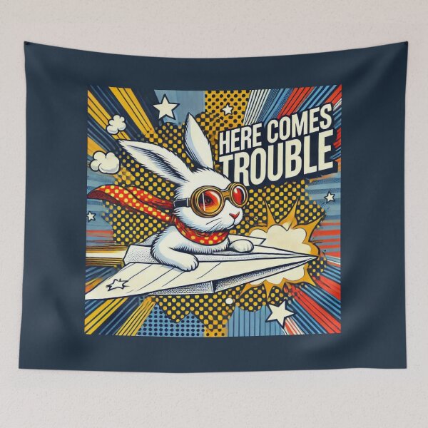 Item preview, trouble retro designed and sold by ritusdesigns.