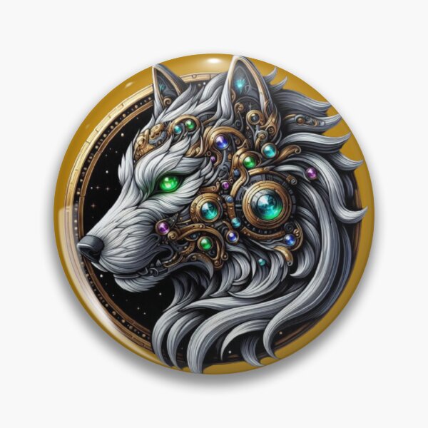 Item preview, Jeweled Wolf designed and sold by TwistsbyOliver.