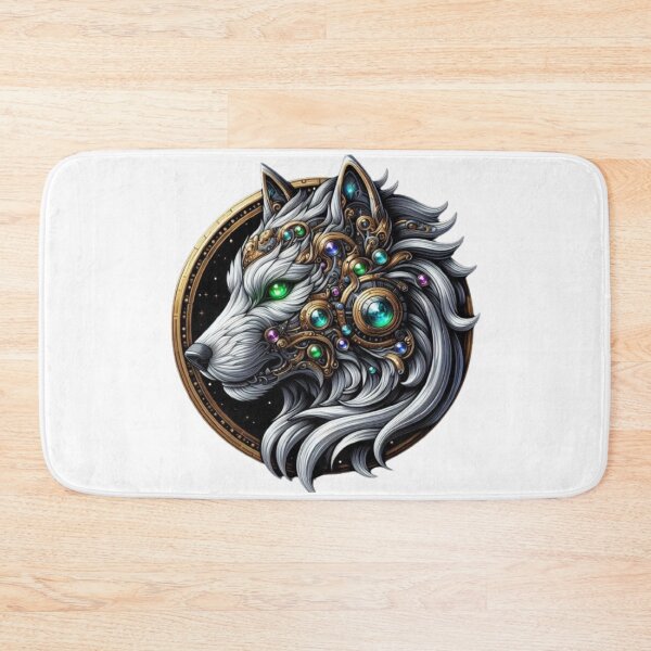 Item preview, Jeweled Wolf designed and sold by TwistsbyOliver.