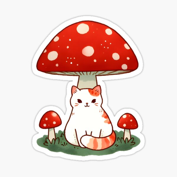 Item preview, Mushroom Calico cat designed and sold by DEVINE-PIXELZ.