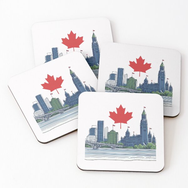 Item preview,  Hamilton Canada Retro Minimalist Skyline Illustration ,  designed and sold by PaintMeWorld.