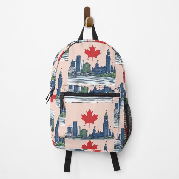 Item preview, Hamilton Canada Retro Minimalist Skyline Illustration , designed and sold by PaintMeWorld.