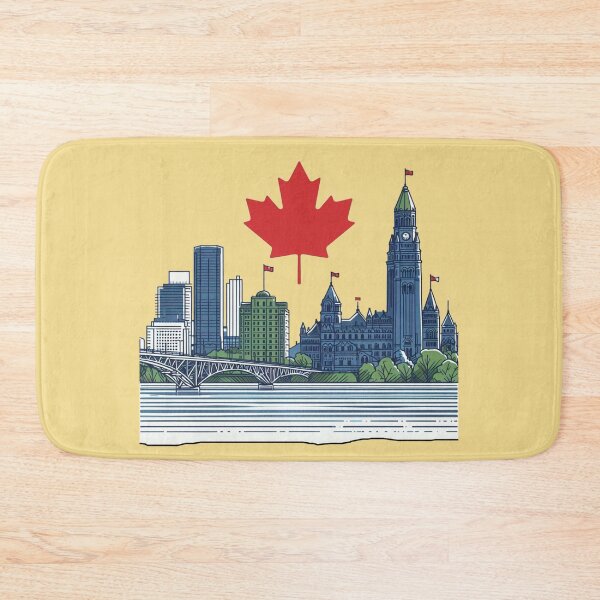 Item preview,  Hamilton Canada Retro Minimalist Skyline Illustration ,  designed and sold by PaintMeWorld.