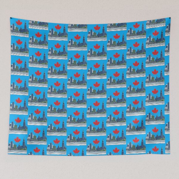 Item preview,  Hamilton Canada Retro Minimalist Skyline Illustration ,  designed and sold by PaintMeWorld.