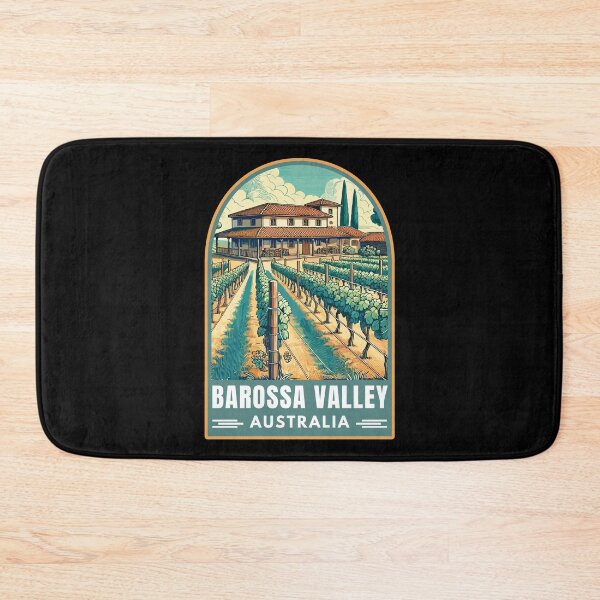 Item preview, Barossa Valley in South Australia Retro Art Travel Emblem designed and sold by MaateoDesign.