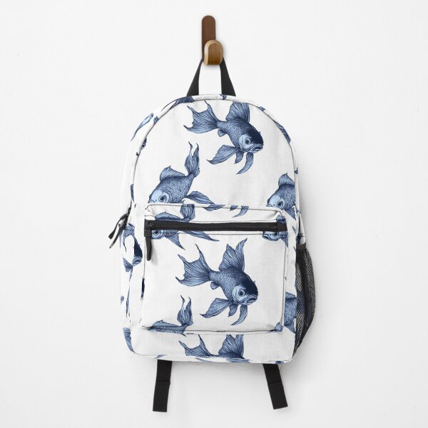 Item preview, Silvery Blue Graceful Glorious Goldfish designed and sold by Vicki Noble Art.