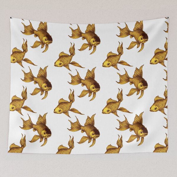 Item preview, Graceful Glorious Golden Goldfish designed and sold by Vicki Noble Art.