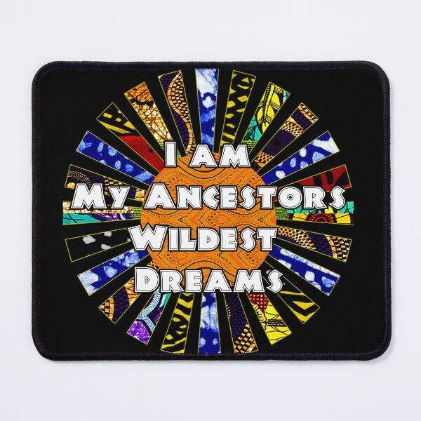 Item preview, I Am My Ancestors Wildest Dreams African Fabric Collage  designed and sold by artbyomega.
