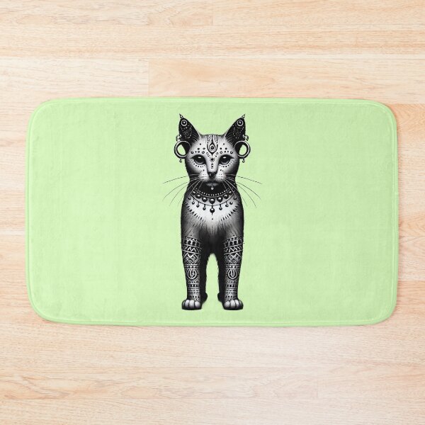 Item preview, Tribal Cat: Mystic Protector TSQ designed and sold by TSQ.