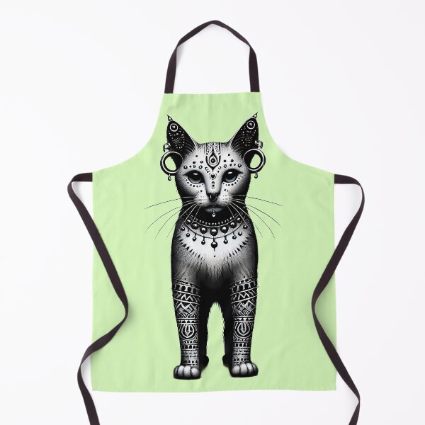 Item preview, Tribal Cat: Mystic Protector TSQ designed and sold by TSQ.