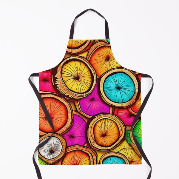 Item preview, Vibrant Coconut Slice Abstract Design designed and sold by Health And Fitness Posts e-Store.