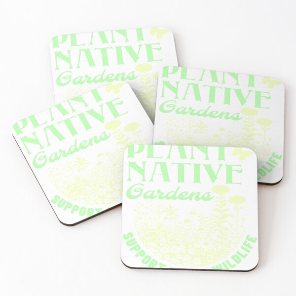 Item preview, Plant Native Gardens Support Local Wildlife designed and sold by Sixhawkdrive.