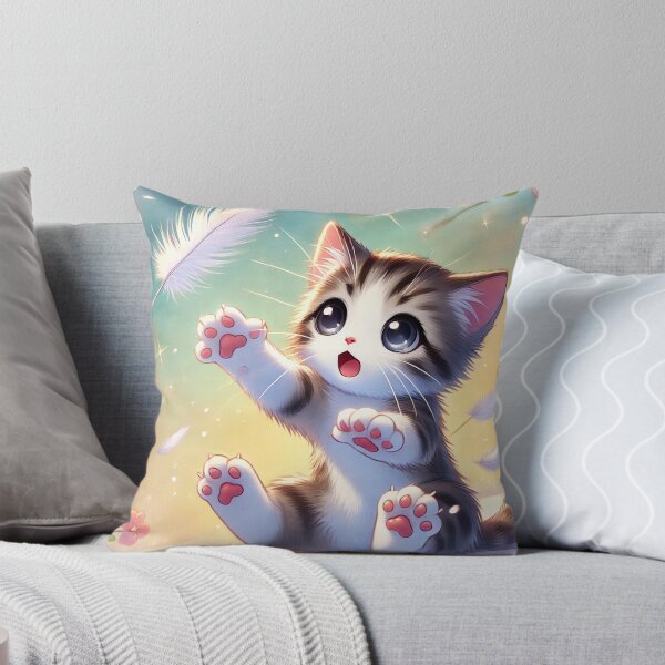 Item preview, Little Kitten: Fun with Feathers designed and sold by DreamKanvas.