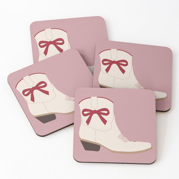 Item preview, Bow Cowgirl Boots Maroon designed and sold by Magnolia Valley Art.