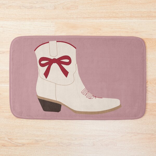 Item preview, Bow Cowgirl Boots Maroon designed and sold by Magnolia Valley Art.