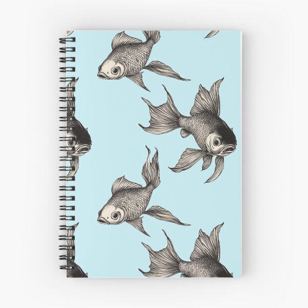 Item preview, Graceful Glorious Goldfish in neutral designed and sold by Vicki Noble Art.