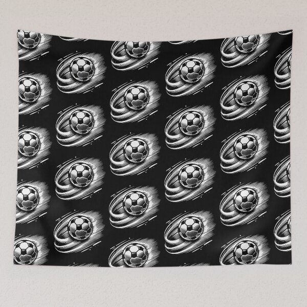 Item preview, Energetic Soccer Ball in Motion with Bold Lines designed and sold by Eiadlight.