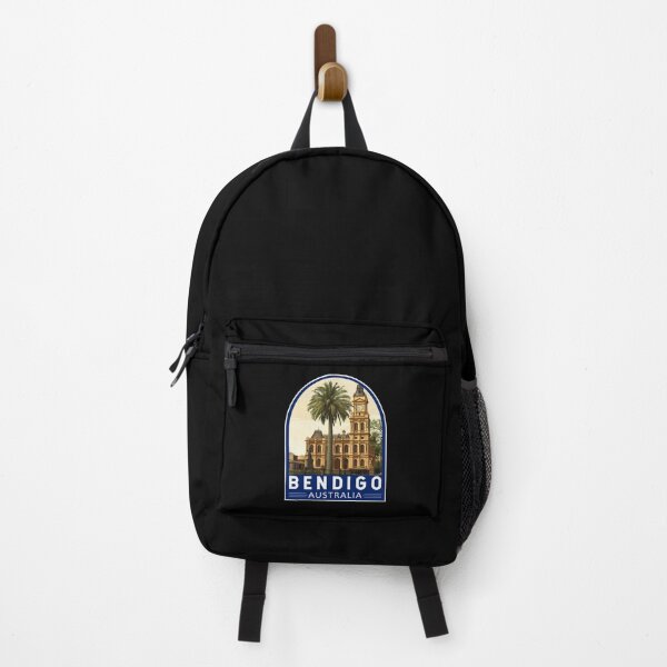 Item preview, Bendigo Australia Travel Art Emblem designed and sold by KrisSidDesigns.