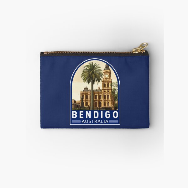 Item preview, Bendigo Australia Travel Art Emblem designed and sold by KrisSidDesigns.