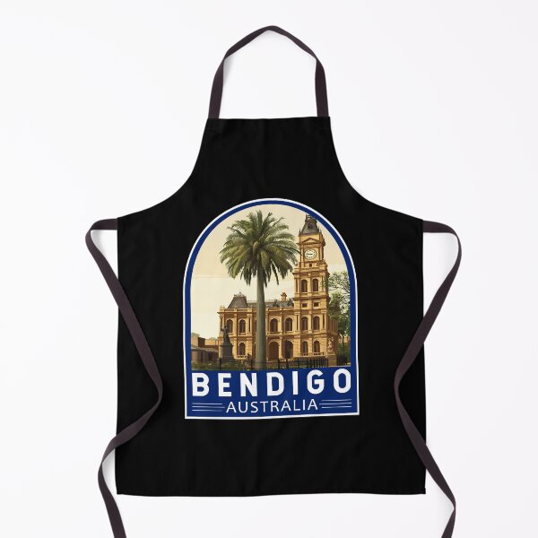 Item preview, Bendigo Australia Travel Art Emblem designed and sold by KrisSidDesigns.