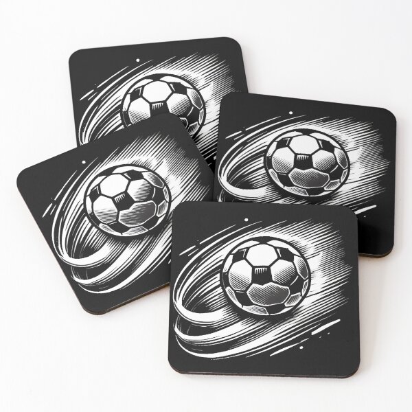Item preview, Energetic Soccer Ball in Motion with Bold Lines designed and sold by Eiadlight.