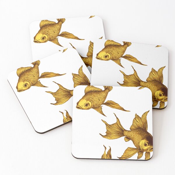 Item preview, Graceful Glorious Golden Goldfish designed and sold by Vicki Noble Art.
