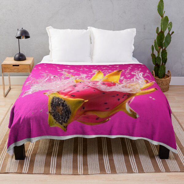 Item preview, A vibrant, surreal fruit splash features a dragon fruit merged with bananas designed and sold by anytka.