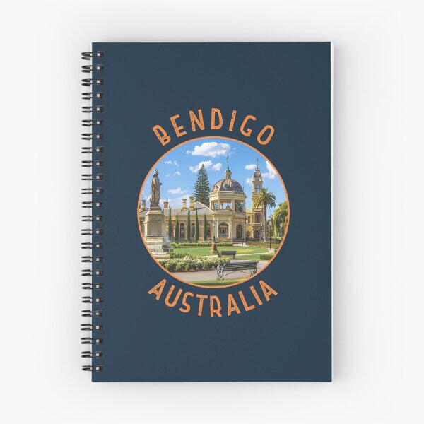 Item preview, Bendigo Australia Retro Distressed Circle designed and sold by KrisSidDesigns.