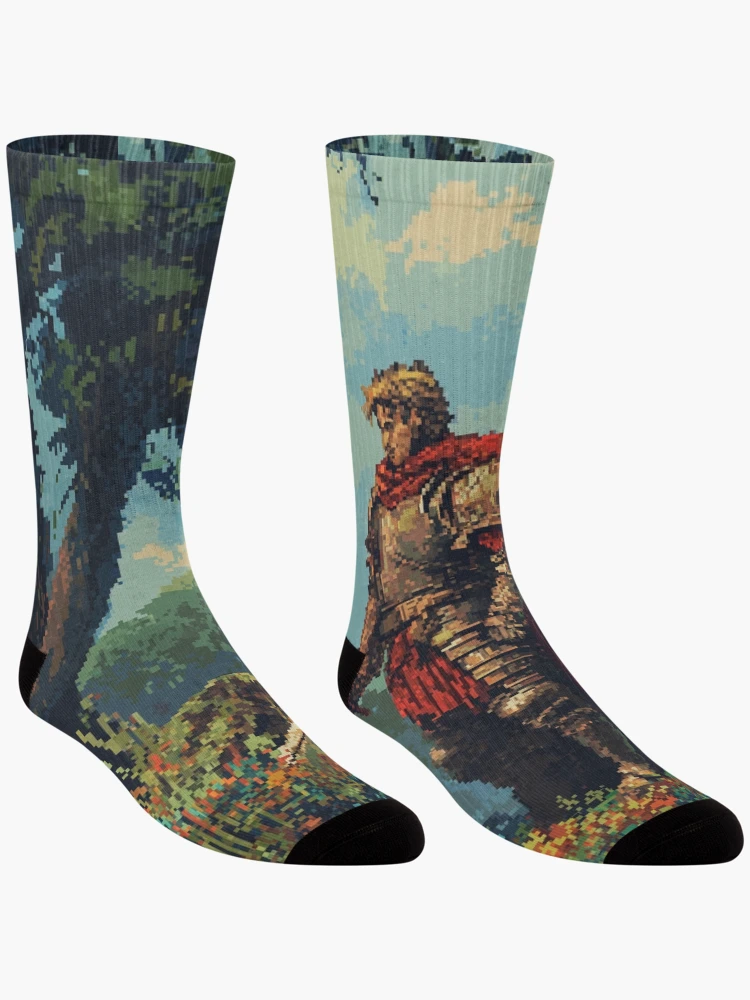 Thumbnail 3 of 5, Socks, Paladin In 8bit designed and sold by Rtymer.