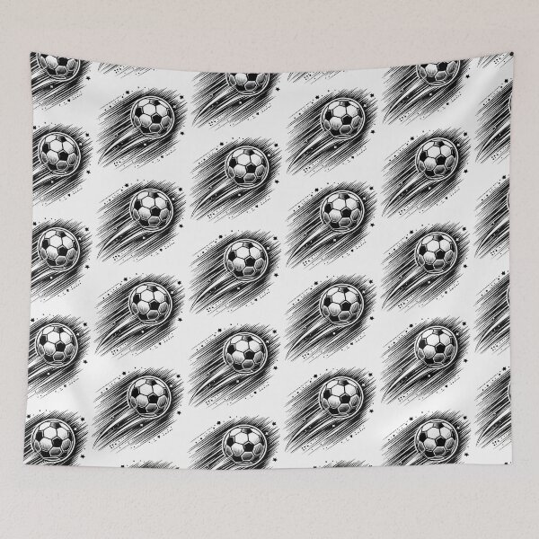 Item preview, Energetic Soccer Ball in Motion with Bold Lines designed and sold by Eiadlight.