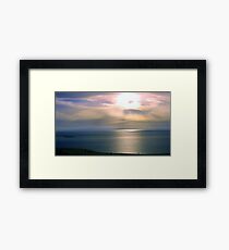 Sunset Colorful Image Framed Print
