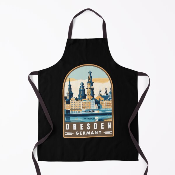 Item preview, Dresden in Saxony Germany Retro Travel Art Emblem designed and sold by MaateoDesign.