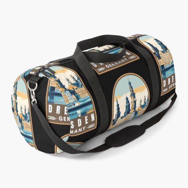 Item preview, Dresden in Saxony Germany Retro Travel Art Emblem designed and sold by MaateoDesign.