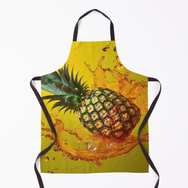 Item preview, A pineapple is dynamically captured mid-air, designed and sold by anytka.