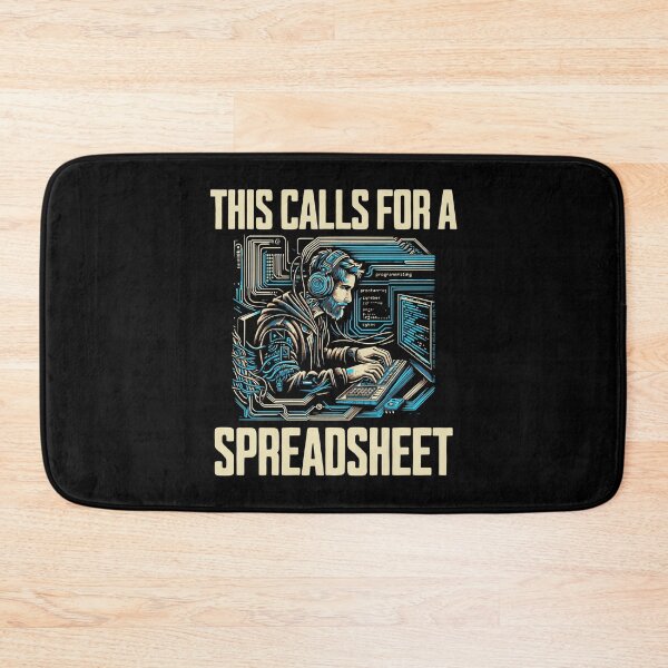 Item preview, This Calls For A Spreadsheet | Big Data | Data Scientist | Statistician | Data Analyst | Data Lover | Machine Learning | Funny Accounting designed and sold by jadedscientist.