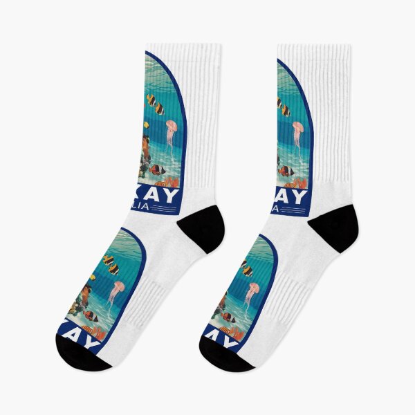 Item preview, Mackay Australia Travel Art Emblem designed and sold by KrisSidDesigns.