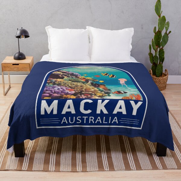 Item preview, Mackay Australia Travel Art Emblem designed and sold by KrisSidDesigns.