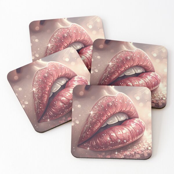 Item preview, Pink lips shining gloss designed and sold by AhArtMe.