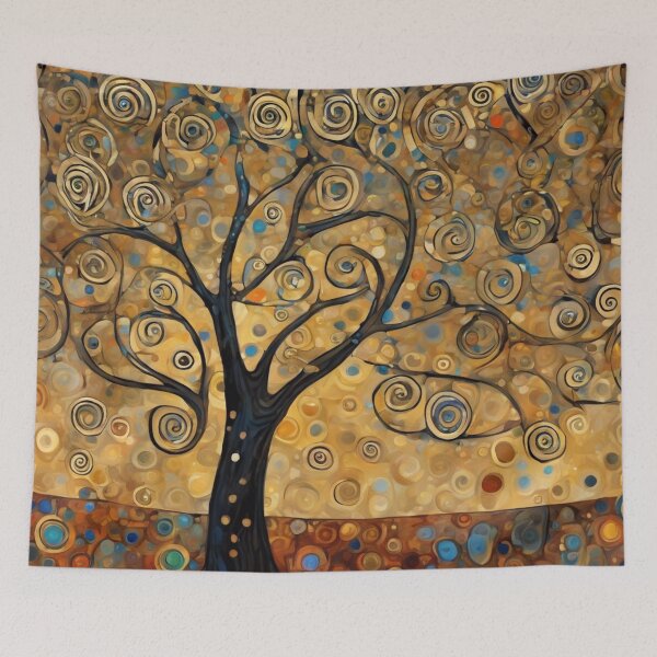 Artikelvorschau, Baum mit Früchten, Imitation KI-Kunst entworfen und verkauft von NickWhittleArt.