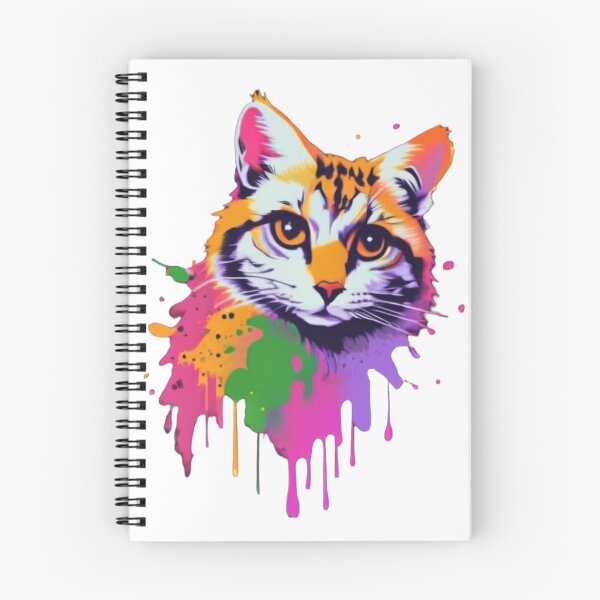 Item preview, Color splat Cat designed and sold by RadManDesigns.