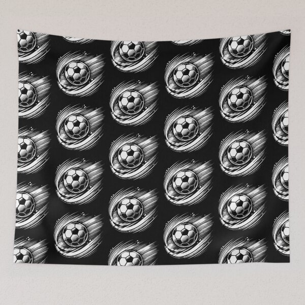 Item preview, Energetic Soccer Ball in Motion with Bold Lines designed and sold by Eiadlight.