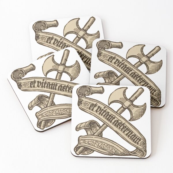 Item preview, Et Vitam Aeternam, Forever for Eternity for Life Illustration, Axe designed and sold by HawthorneFlame.