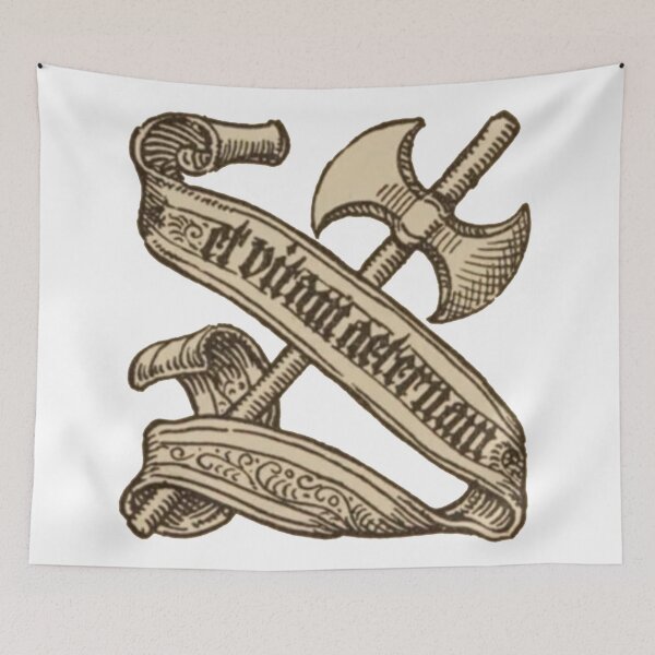 Item preview, Et Vitam Aeternam, Forever for Eternity for Life Illustration, Axe designed and sold by HawthorneFlame.