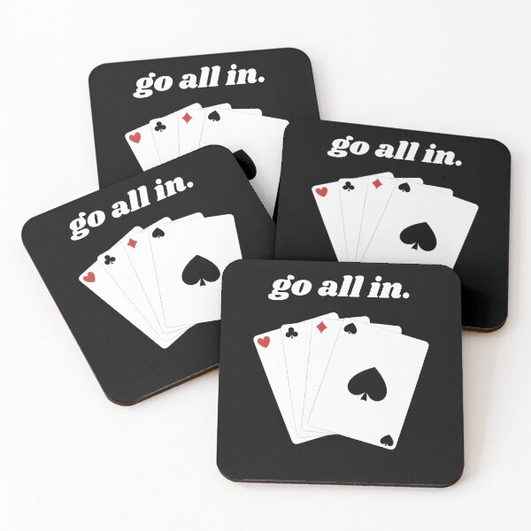Item preview, When in doubt, go all in. Poker card game design designed and sold by AestheticBoutiq.