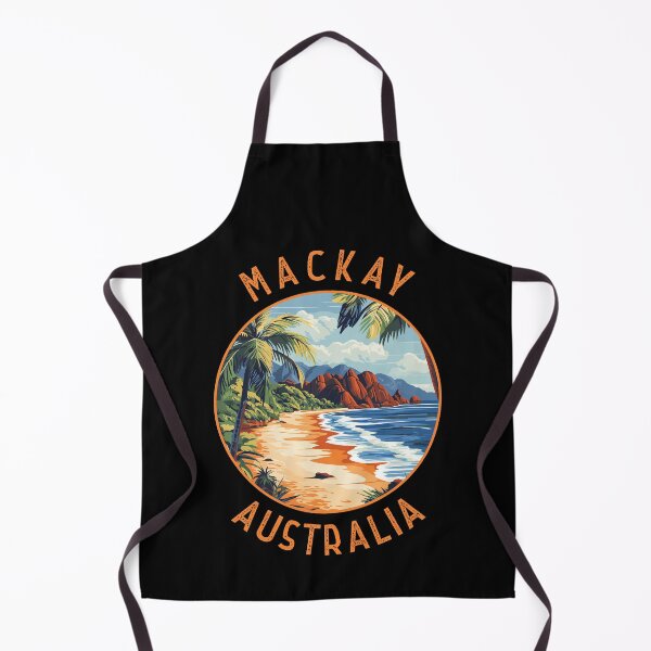 Item preview, Mackay Australia Retro Distressed Circle designed and sold by KrisSidDesigns.